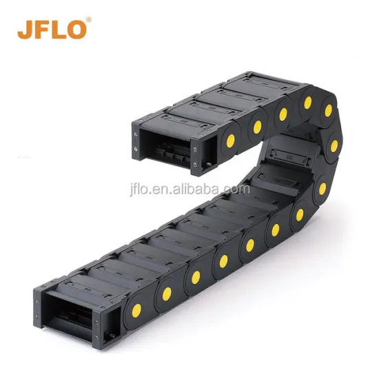 JFLO/HP Series Sealing Type Plastic Machine Cable Tray Chain for CNC Machines (H45 Series)