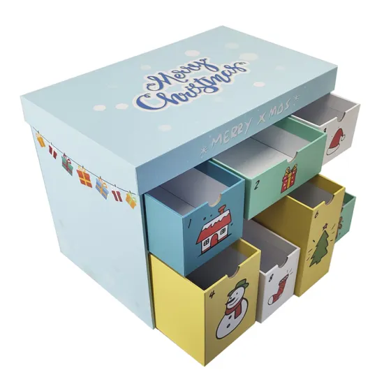 Wholesale Christmas Gift Box Drawer Advent Calendar Boxes