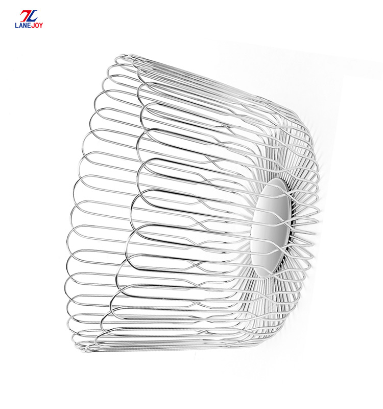 304Stainless steel mesh hollow out household fruits basket