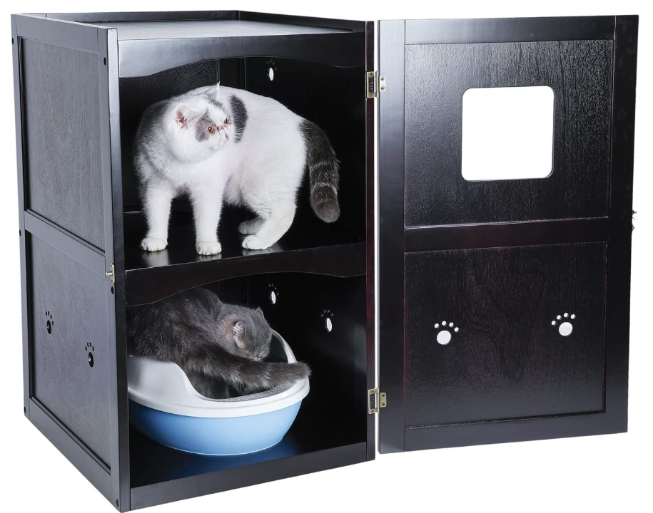 Double-Decker Pet House Litter Box