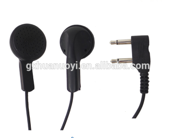 cheap disposable airline earphone 2 pin air line earphone mp3 music earphone