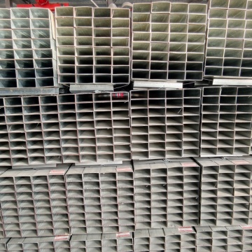 Tabung Persegi Galvanis 20x40mm Tahan Karat untuk Penggunaan Luar Ruangan