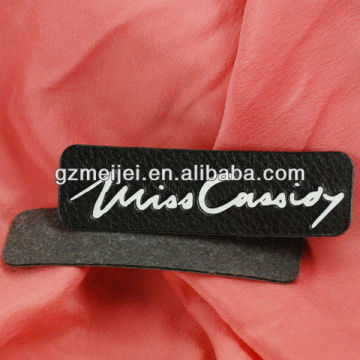 custom leather patches for garment