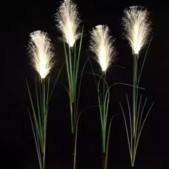 KINZ SG-KN-LF02 Solar-Powered Fiber Optic LED Decorating Reed