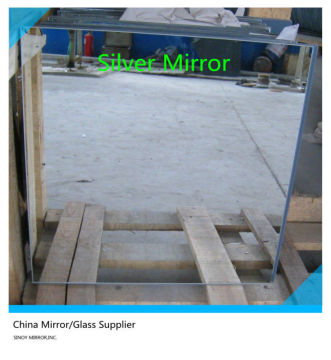 China Silver Mirror with Custom Size and Shape 2mm-6mm Thickness for Bathroom/ Wall/ Furniture/ Gym/ Salon/ Make up
