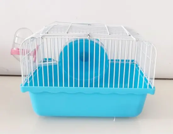 Foldable Wire Mesh Cage for Small Pets: Hamsters, Rabbits, Guinea Pigs, and Hedgehogs