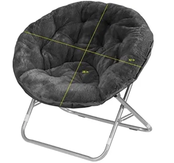 Customized Indoor Comfortable Folding Moon Chair - Saucer Chair