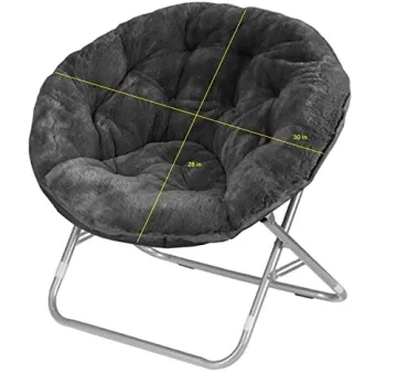 Customized Indoor Comfortable Folding Moon Chair - Saucer Chair