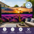 Bahçe Muhafazaları için Modern Kumaş Reklam Bayrakları