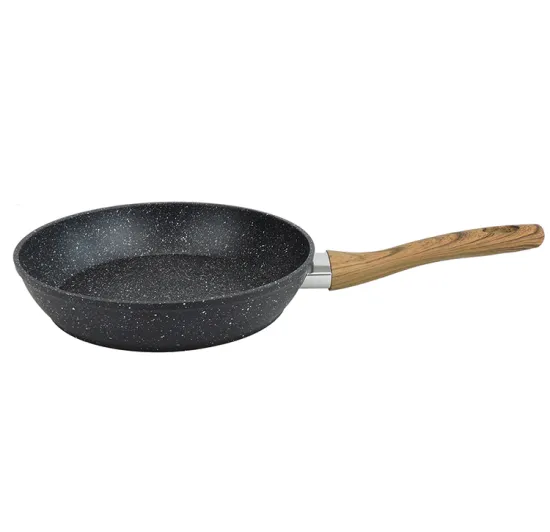 20/24/28 cm Marble Coating Aluminium Fry Pan with Bakelite Handle