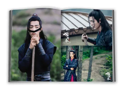 The Untamed Chen Qing Ling Painting Album Book Wei Wuxian Lan Wangji Figure Photo Album Poster Bookmark Anime (COVER RANDOM)