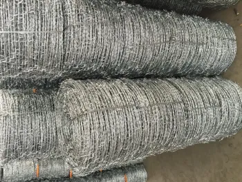 galvanized barbed wire