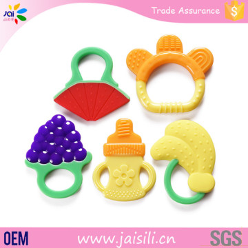 Non-toxic BPA Free Funny Silicone Baby Teether Toy
