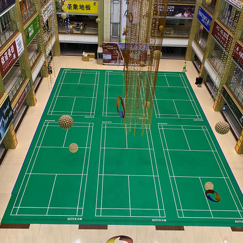 Indoor-Badmintonplatz/ Badmintonboden