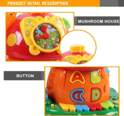 Hot sale funny musical mushroom house