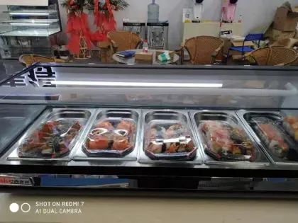 hoshizaki sushi cooler counter top sushi display freezer
