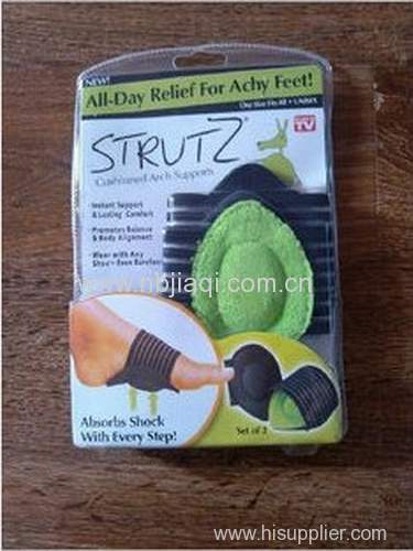 All-day Relief For Achy Feet/strut Cushioned Arch Supports 