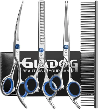 Zilong Dog Skinny Shear, 7 Inch, Dog Stirring Shear
