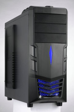 Gaming Cases /atx Mid Tower With 4 * Usb2.0 And Hd Audio Black Inner Structure For Desktop