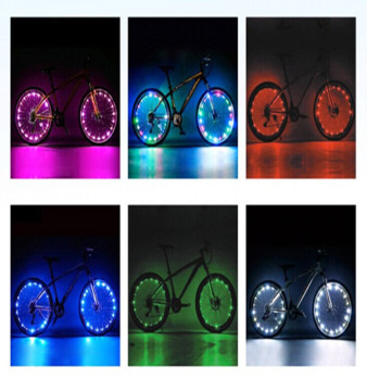 Colorful Program LED Bike Light Bicycle Wheel Spoke Light