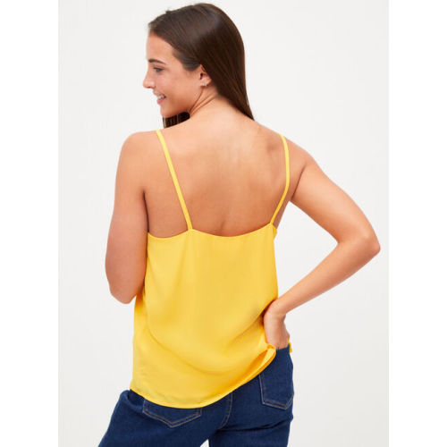 Easy-to-fit ​Ladies Chiffon Yellow Camisole