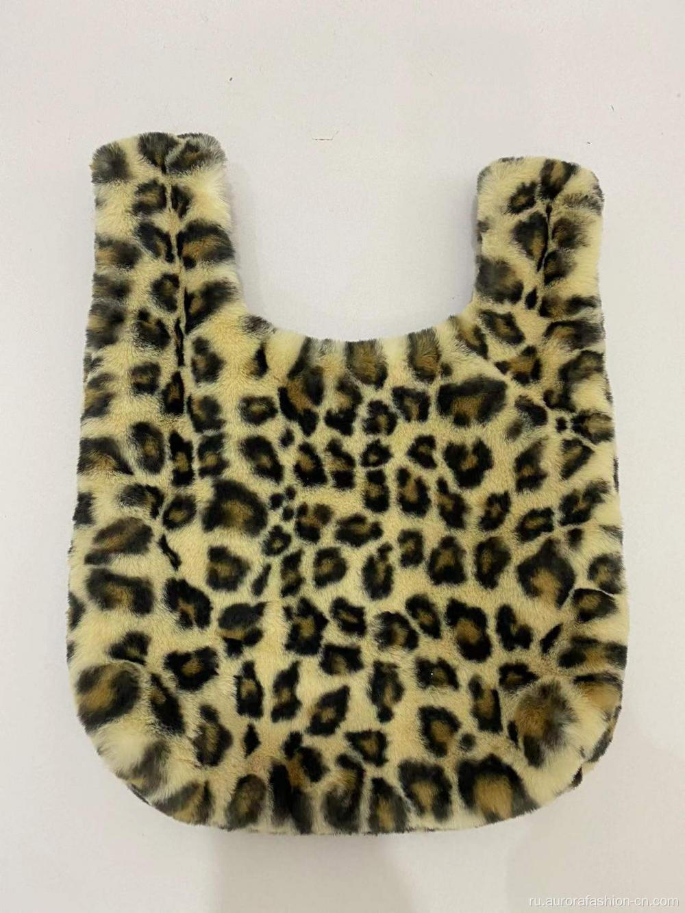 Плечо или сумка с леопардовым принтом в новом стиле