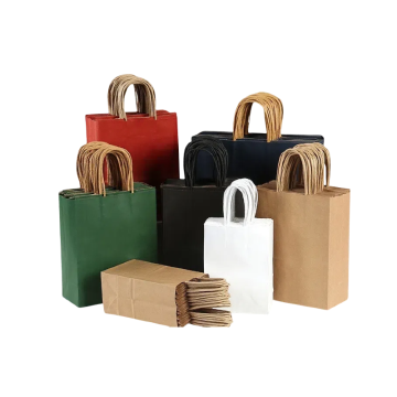 High-Quality Wholesale Kraft Paper Packaging Bags with Custom Logo: Eco-Friendly Gift Solutions