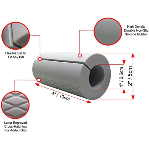 사용자 정의 미끄럼 방지 실리콘 고무 두꺼운 지방 그립