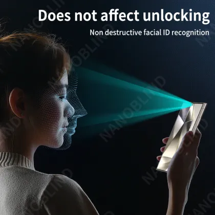 4 Way Anti-Peeping Matte PET Screen Protector for Samsung S24 Ultra