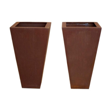 Corten Steel Planter Custom Garden Patio Flower Pot