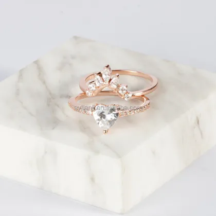 Exquisite Silver De La Virgen De Guadalupe Diamond Engagement Ring with Heart Shape and Pinky Promise Design