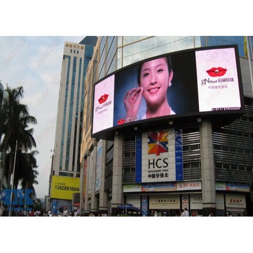 Low Power Consumption Outdoor Curved LED Display