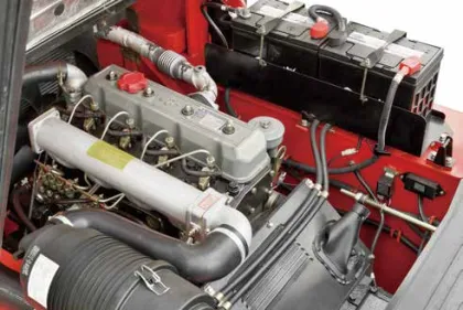 HANGCHA Mini 3.5-5 Ton 4x4 Diesel/Electric Articulated Rough Terrain Forklift For Sale