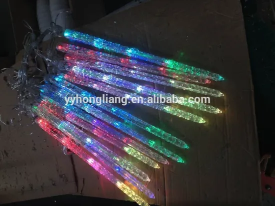 hanging led meteor lights