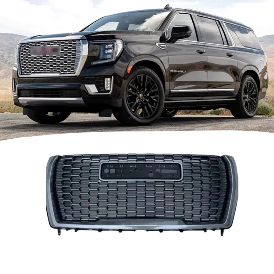 Front Bumper Grill Auto Parts Black Version Front Grille for GMC Yukon 2021-2024