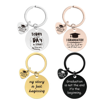 Stainless Steel Keychain for Trucker Husband - 'I Love You' Gift