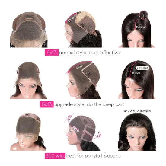 Wholesale Brazilian 100% Human raw Virgin remy Hair HD Transparent medium brown Lacfront glueless Wig For Black Women