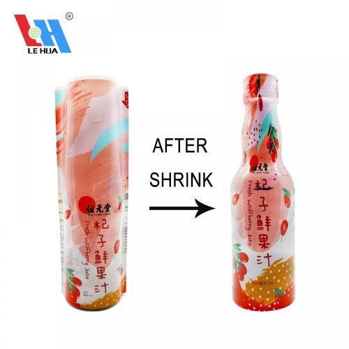 Printing beverage heat shrink sleeve label