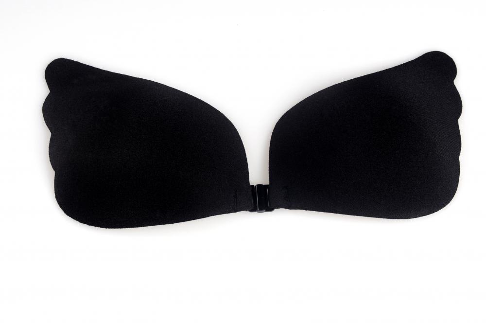 female push up invisible strapless silicone cloth bra