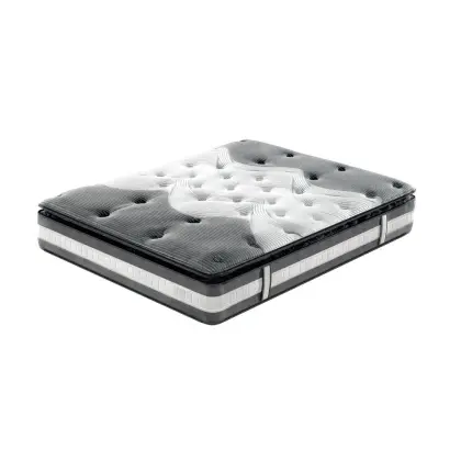 ice-cooling fabric pillow top luxury spring mattress