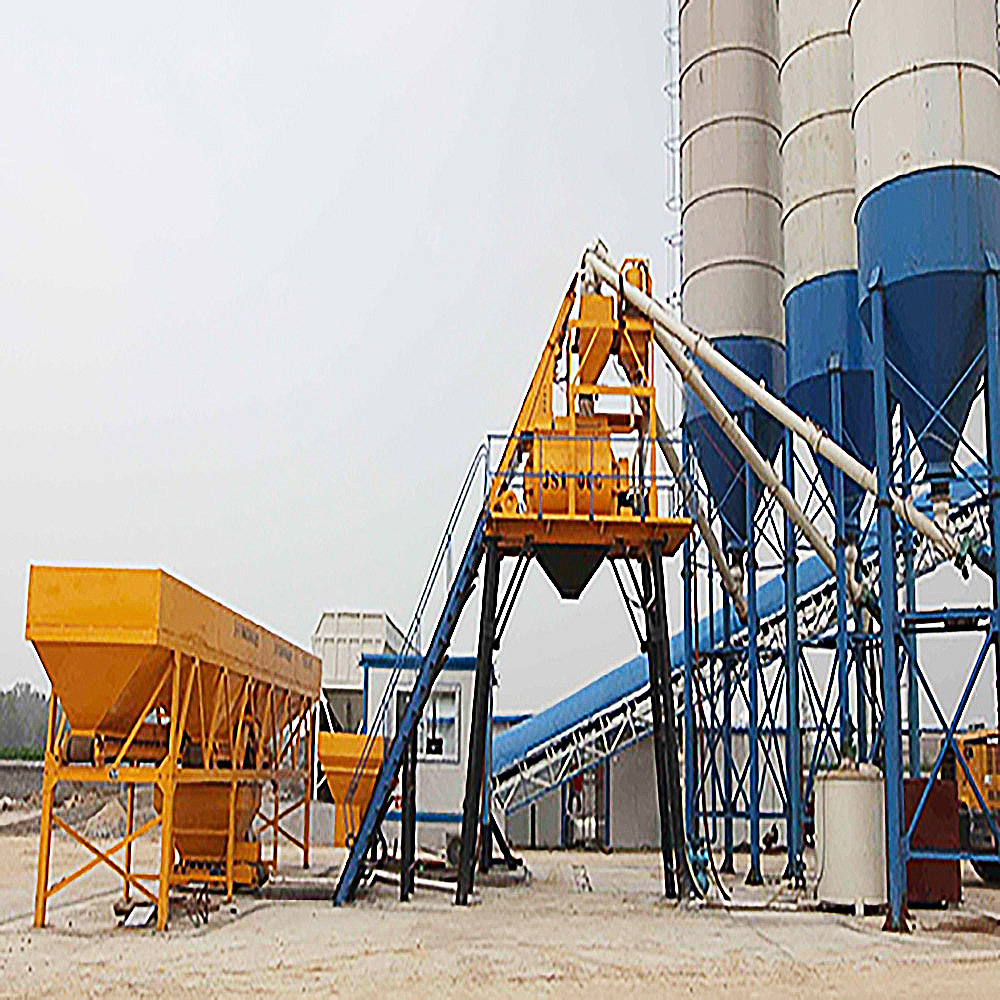 Low construction cost cement mixing system si
