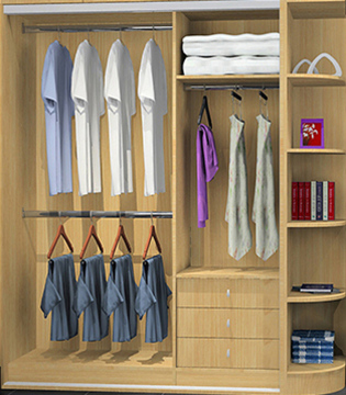 Br-20-D Modular Wardrobe/Closet/Bedroom Furniture
