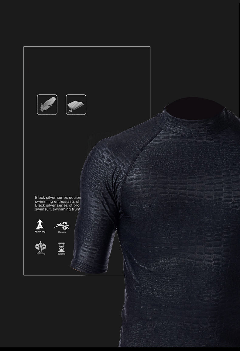 Sbart Swimwear Rash Guards Men Quickdry Diving Suit Swimsuit