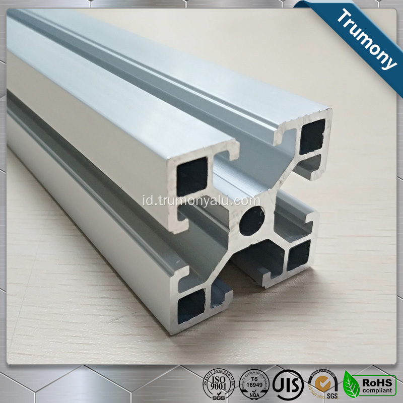 Profil Kusen Pintu Jendela Ekstrusi Aluminium Pola Dilapisi