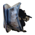 Fashionable transparent large backpack