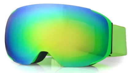 Custom comfortable wearing anti fog snow ski goggles eyewear