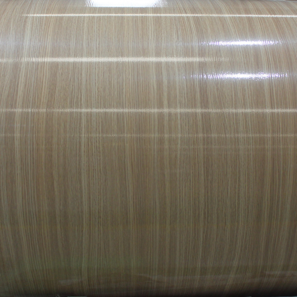 Brushed grain film laminated Aluzinc steel