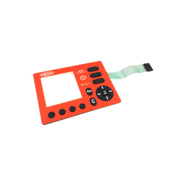 Membrane Switch Panel Red