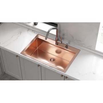 Topmount High Quality SUS304 Kitchen Sink Above Counter