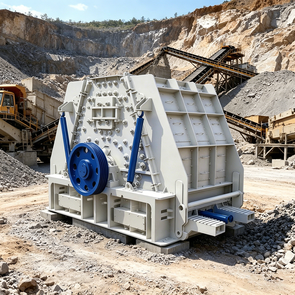 high throughput mine crusher
